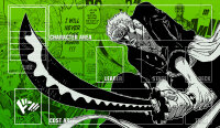 One Piece Playmat Roronoa Zoro / Zorro (Holo Foiling)