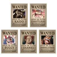 One Piece Wanted Poster - Emperors / Kaiser (Post Onigashima Arc)