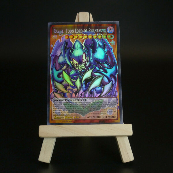 Yugioh ORICA 3x-Set: Toon Sacred Beasts (HOLO) Full-Art | Raviel Hamon Uria 1x Raviel, Toon Lord of Phantasms