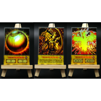 Yugioh ORICA 3x-Set: The Winged Dragon of Ra (Phoenix & Sphere Mode) Holo Anime 3x-Set: All 3 Cards