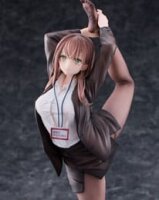Original Character PVC Statue 1/6 OL-chan Who Doesn't Want to Go to Work White Ver. Deluxe Edition 26 cm