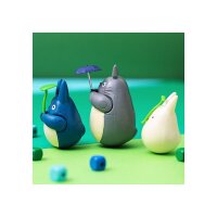 Mein Nachbar Totoro Figur mit rundem Boden Big Totoro with leaf 7 cm
