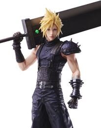 Final Fantasy VII Remake Static Arts Gallery Statue Cloud Strife 26 cm