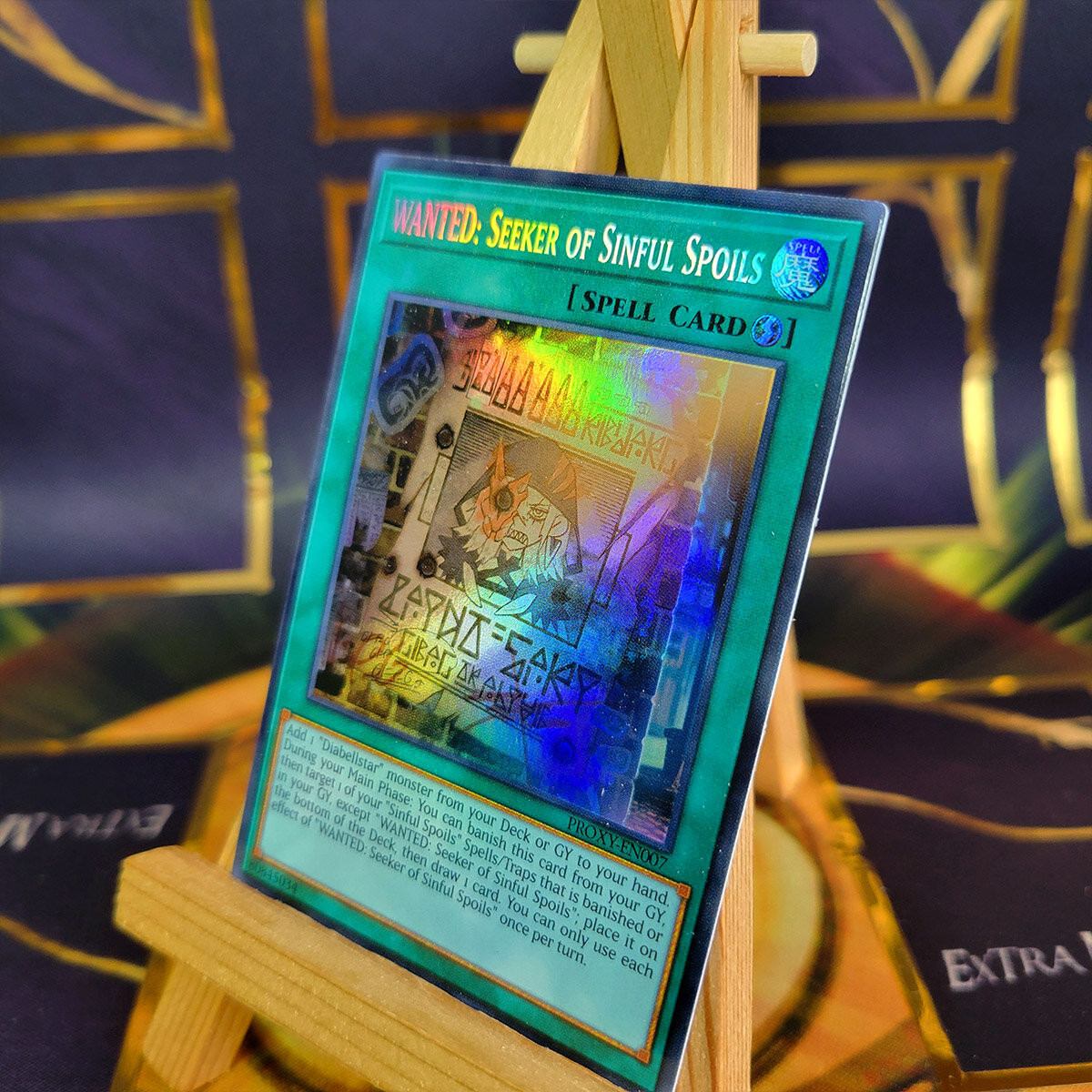RA03-EN074 WANTED: Seeker Of Sinful Spoils Ultimate Rare 1st Edition NM