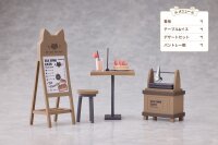 Decorated Life Collection PVC Statue Tea Time Cats - Cat Town Bakery Staff & Customer Set 12 cm