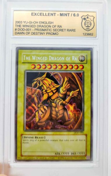 The Winged Dragon of Ra (Secret Rare) [GBI-EN-003] Limited Edition