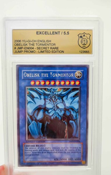 Obelisk the Tormentor (Secret Rare) [JMP-EN004] Unlimited