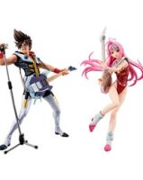 Macross 7 PVC Statue Fire Bomber Live Stage 23 cm