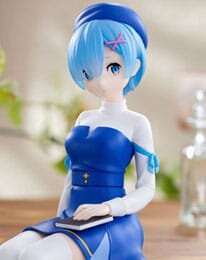 Re:Zero Starting Life in Another World Noodle Stopper PVC Statue Rem Book Girl Ver. 15 cm