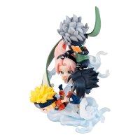Naruto Shippuden FigUnity PVC Mini-Statue Gather here, Team 7 13 cm (with gift)