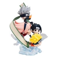 Naruto Shippuden FigUnity PVC Mini-Statue Gather here, Team 7 13 cm (with gift)