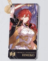 Honkai: Star Rail Charakter Acryl Schlüsselanhänger Himeko 9 cm
