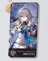 Honkai: Star Rail Charakter Acryl Schlüsselanhänger Bronya 9 cm