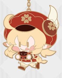 Genshin Impact Character Metall Schlüsselanhänger Klee