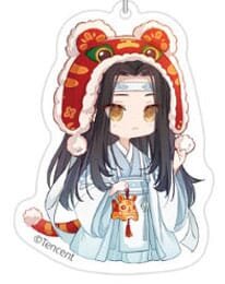Grandmaster of Demonic Cultivation Acryl Schlüsselanhänger Lan Wangji Chibi Style 7 cm