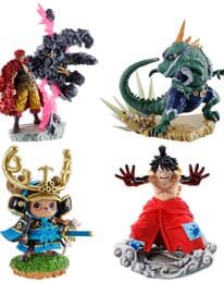 One Piece Petitrama PVC Mini-Statue Logbox Re Birth Wanokuni Vol. 2 Set 9 cm
