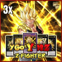 YGO X DBZ - Z-Fighter Deck 3er Set