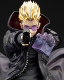 Trigun Stampede ARTFXJ Statue 1/8 Vash the Stampede The Gunman in Black Ver. 22 cm