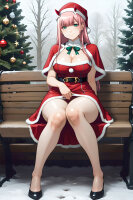 Wall Scroll - Zero Two - Christmas Edition (90 x 60 cm)