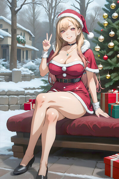 Wall Scroll - Marin Kitagawa - Christmas Edition (90 x 60 cm)