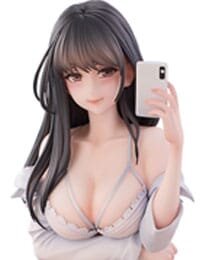 Original Character PVC Statue 1/6 Apocrypha Selfie Girl Illustration by hitomio16 Deluxe Edition 32 cm