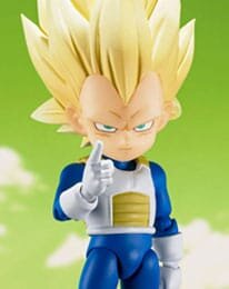 Dragon Ball S.H.Figuarts Actionfigur Super Saiyan 3 Vegeta (mini) Daima 8 cm