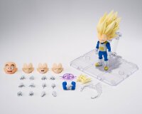 Dragon Ball S.H.Figuarts Actionfigur Super Saiyan 3 Vegeta (mini) Daima 8 cm