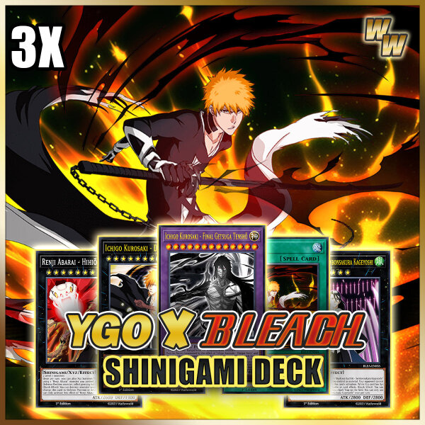 YGO X BLEACH - Shinigami Deck 3er Set