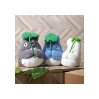 Mein Nachbar Totoro Nakayoshi Plüschfigur Big Totoro with leaf 21 cm