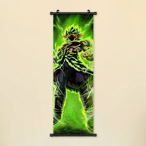 Wall Scroll - Dragon Ball - Broly (Super) (Legendary Super Saiyan) (75 x 25 cm)