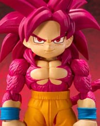 Dragon Ball Daima S.H.Figuarts Actionfigur Super Saiyan 4 SSJ4 Son Goku (Mini) 8 cm