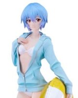 Rebuild of Evangelion Pop Up Parade L PVC Statue Beach...