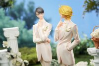 Doukyusei PVC Statuen 2er-Set 1/7 Hikaru Kusakabe & Licht Sajo: Wedding Ver. 24 cm