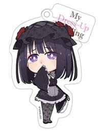 My Dress-Up Darling Acryl Schlüsselanhänger Marin Shizuku Cosplay Chibi Style 8 cm