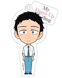 My Dress-Up Darling Acryl Schlüsselanhänger Wakana Chibi Style 8 cm