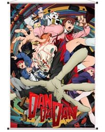 Dandadan Wandrolle Okarun & Friends 60 x 90 cm