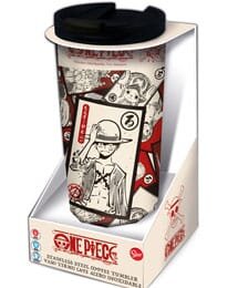 One Piece Edelstahl-Reisebecher Cards
