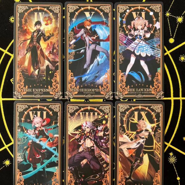 Genshin Impact Tarot Cards Set  (GI-P03)