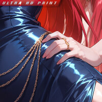 Premium Wall Scroll Poster - Fairy Tail - Erza Scarlet #1 (120 x 60 cm)