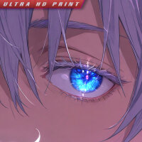 Premium Wall Scroll Poster - Jujutsu Kaisen - Satoru Gojo #2 (120 x 60 cm)