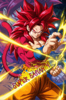 Premium Wall Scroll Poster - Dragon Ball Daima - Son Goku (Super Saiyan 4) #1 (90 x 60 cm)