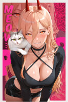 Premium Wall Scroll Poster - Chainsaw Man - Power #4 (90 x 60 cm)