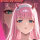 Premium Wall Scroll Poster - Darling in the Franxx - Zero Two #1 (120 x 60 cm)