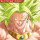 Premium Wall Scroll Poster - Dragon Ball Z - Broly (Legendary Super Saiyan) #2 (120 x 60 cm)