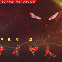 Mauspad - Dragon Ball Daima - Son Goku (Super Saiyan 4) (Playmat/Tischunterlage)