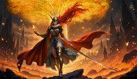 Mauspad - Elden Ring - Malenia, Blade of Miquella #1 (Playmat/Tischunterlage)