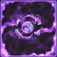 2-Player Cloth/Rubber Mat - DARK Element / Attribut (60 x 60 cm)