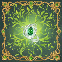 2-Player Cloth/Rubber Mat - WIND Element / Attribut (60 x 60 cm)