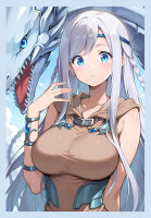 Holo Sleeves - Yu-Gi-Oh - Maiden with Eyes of Blue & Blue-Eyes White Dragon (60 Kartenhüllen)