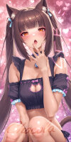Premium Wall Scroll Poster - Nekopara - Chocola #1 (120 x 60 cm)